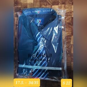 Men's Classic Blue Dress Shirt